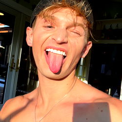 Candid Moment with Garrett Kinsley