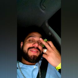 A Young Man's Expressive Moment