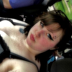 OnlyFans Model in Car Photo