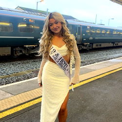 OnlyFans Model Emilybae1 at Train Station