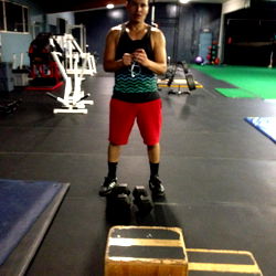 Fitness Enthusiast Poses in Gym