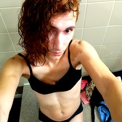 Female OnlyFans Model Allie Nightshade in Black Lingerie Sharing Photos on Instagram