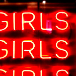 Neon Sign for Girls' Gymnasium