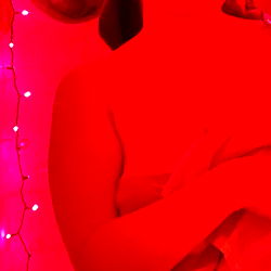 Red and Gray Anime Tittie Fans Welcome Model Photo