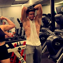 OnlyFans Model Brandon in a Gym