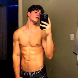 Shreds, A Fitness Model with Ripped Abs