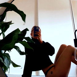 Jamie, a Model Taking a Selfie