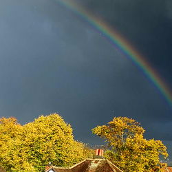 Fantastic Rainbow in the Sky