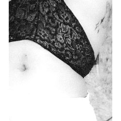 Model Andrea Showcasing Lingerie