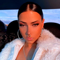 Fashionable Model Alexandra Posing for the Camera