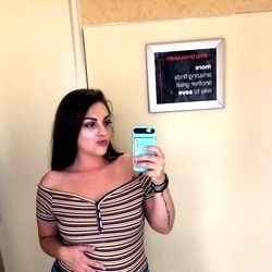 OnlyFans Model Ash: Striking a Pose in an Orange County Store