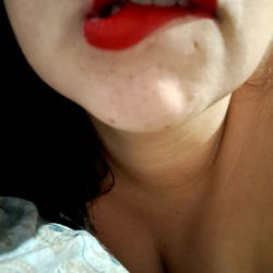 A Stunning Model in a Red Lip