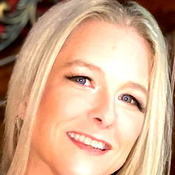 Smiling Woman with Blonde Hair