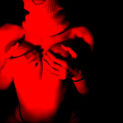 Annika - Intense Red Lightroom Photoshoot with Dramatic Poses