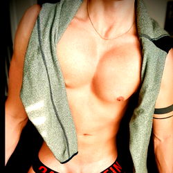 Fit and Athletic Model Posing in Gym Attire