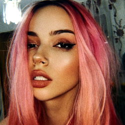 AmbarLT, Vivid Pink Hair, OnlyFans Model