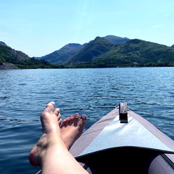 Serene Lake View: A Kayaker's Paradise