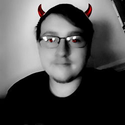 Kman8816, OnlyFans Model with Dark Red Eye