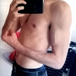 Lucky Sins | Muscular Model Showcasing Gym Progress