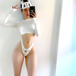 Fashionable Model in Lingerie