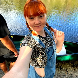 Candid Moment by the River