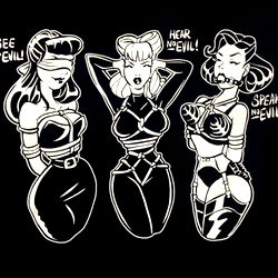 Colorful Comics with Lovely Model