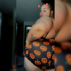 Onlyfans Model BabbyGirll in Halloween Themed Lingerie