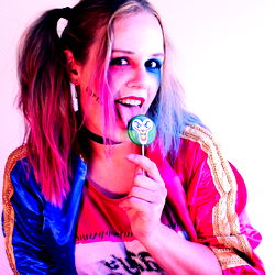 Mistique's Joker Cosplay: Vibrant, Colorful, and Energetic!