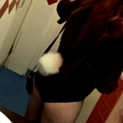 Cute and Spicy Onlyfans Model LittleEmo in a Corset and Fishnet Stockings