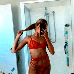 OnlyFans Model Ameilia Striking a Pose in Lingerie