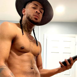 Negrow Manguera, From 58 Sheffield Avenue, Shows Off His Shirtless Physique and Cowboy Hat in Instagram Post