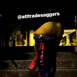 Dynamic Night Scene with a Silhouette Dancer