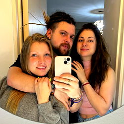 A Sincere and Emotional Polyamorous Family Moment