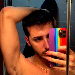 Onlyfans Model Shows Off His Shirtless Selfie