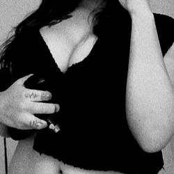 Seductive OnlyFans Model in Black and White