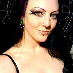 Tish Abyss - South Coast, UK Model with Gothic Style