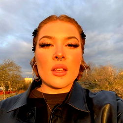 Michelle Cream in a Gorgeous Outfit for Fall, Pumpkin Spice Latte Vibes!