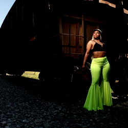 Model K Cole in Railroad Setting