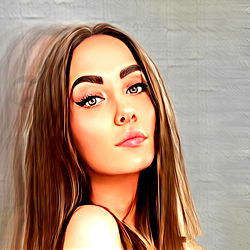 Amber's Serene Smile