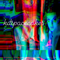 A Glitchy, Vivid Model Selfie