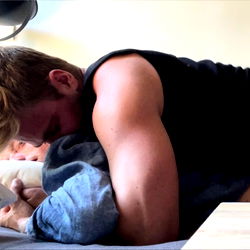 A Model in a Relaxed Position