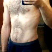 Bearded Man in Gym Shirt