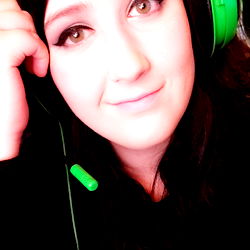 Woman in Gaming Headset