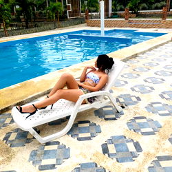 Summer Leisure at the Pool