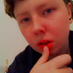 A person with thoughtful expression