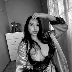 Abigail, a sultry and sexy lingerie model