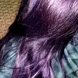 Purple Hair Highlight