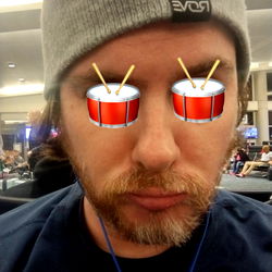 A Humorous Musician's Eyes