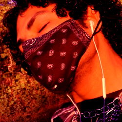 Person in a Bandana Posing for Photo