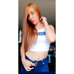 Fashionable Colombian Onlyfans Model with Long Hair